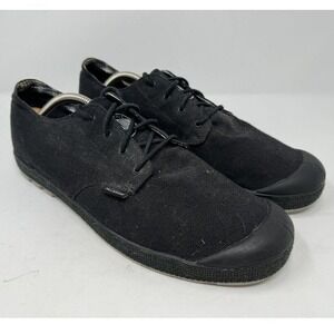 Palladium Pampa Oxford Shoes Mens Size 13 Lace Up Canvas Rubber Sneakers Slim